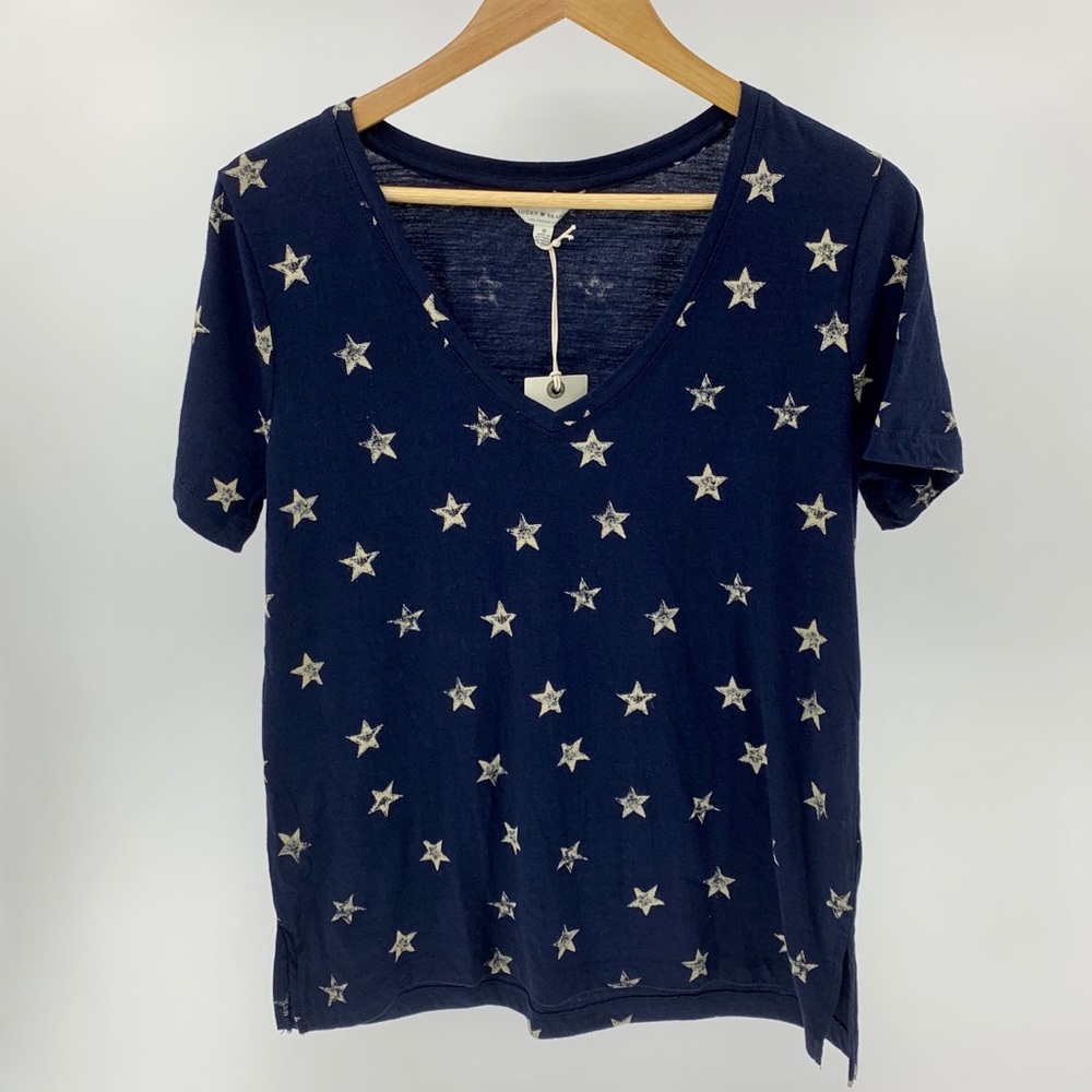 Lucky Brand Navy with Stars T-Shirt